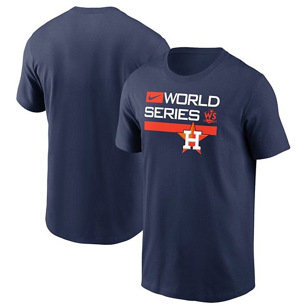 Men's Nike Navy Houston Astros 2022 World Series Authentic Collection Dugout T-Shirt Size: Large