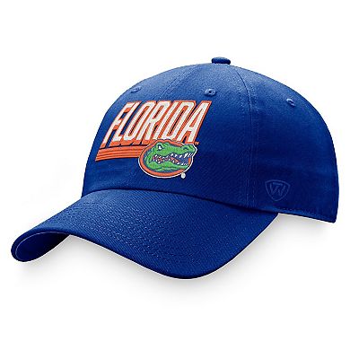 Men's Top of the World Royal Florida Gators Slice Adjustable Hat
