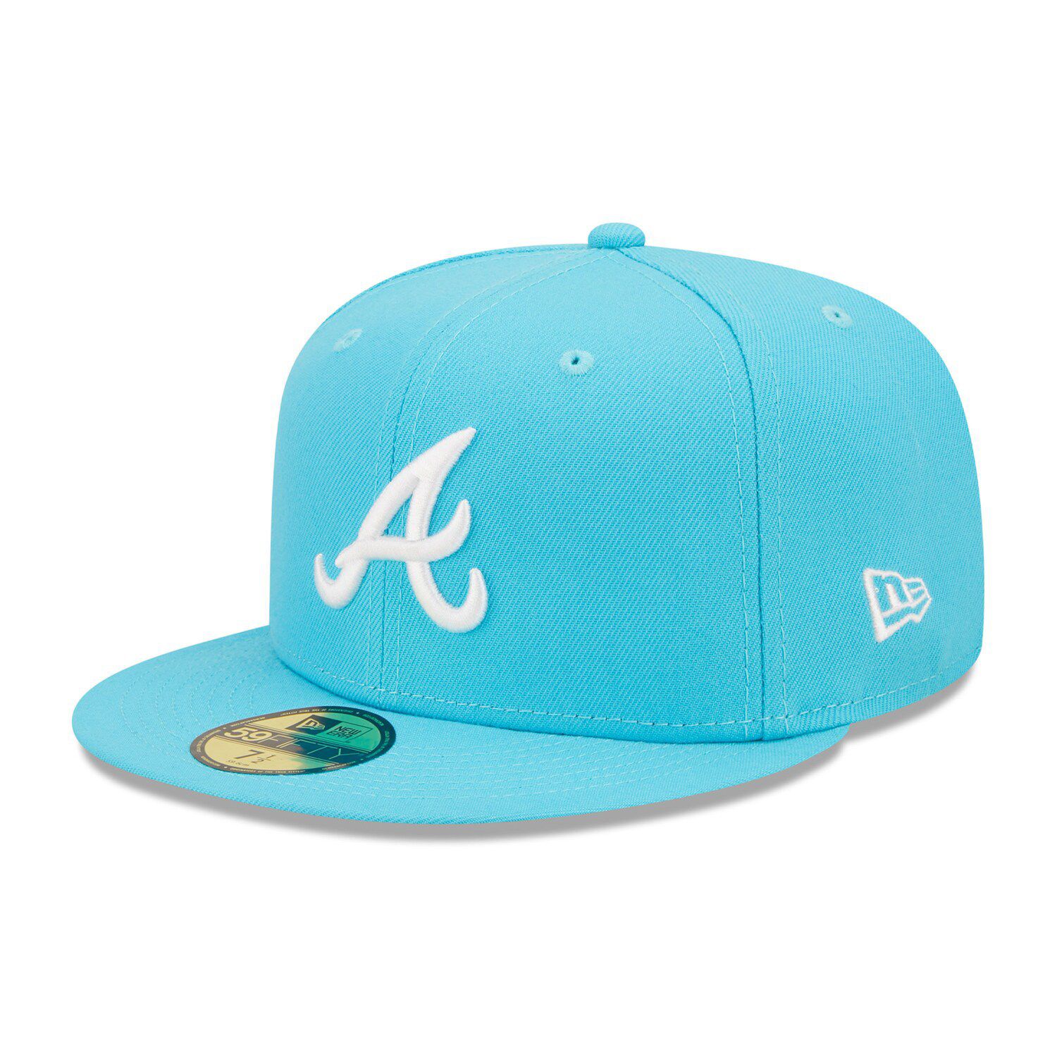 New Era Men's White and Royal Atlanta Braves 2023 City Connect Low Profile  59FIFTY Fitted Hat