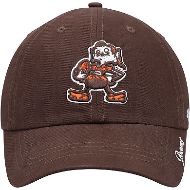 Women's '47 Brown Cleveland Browns Brownie The Elf Miata Clean Up Legacy Adjustable Hat