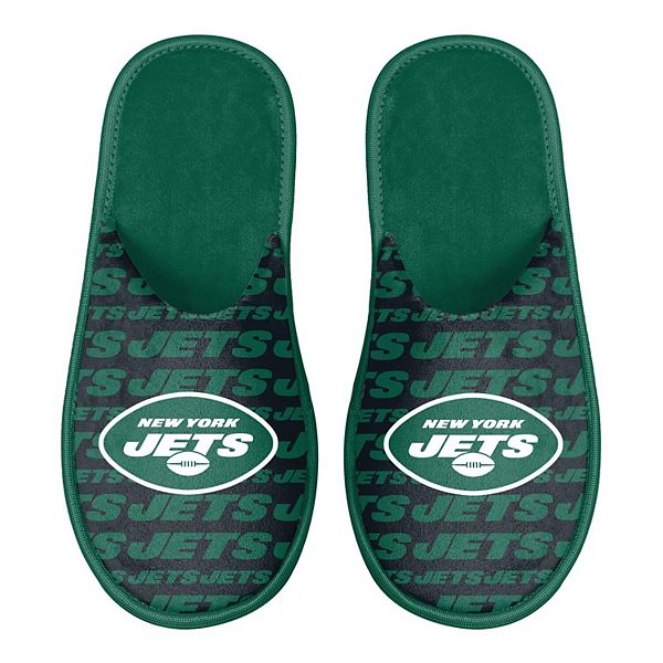 Men's FOCO New York Jets Scuff Logo Slide Slippers