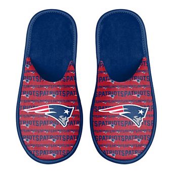 Men's FOCO New England Patriots Scuff Logo Slide Slippers