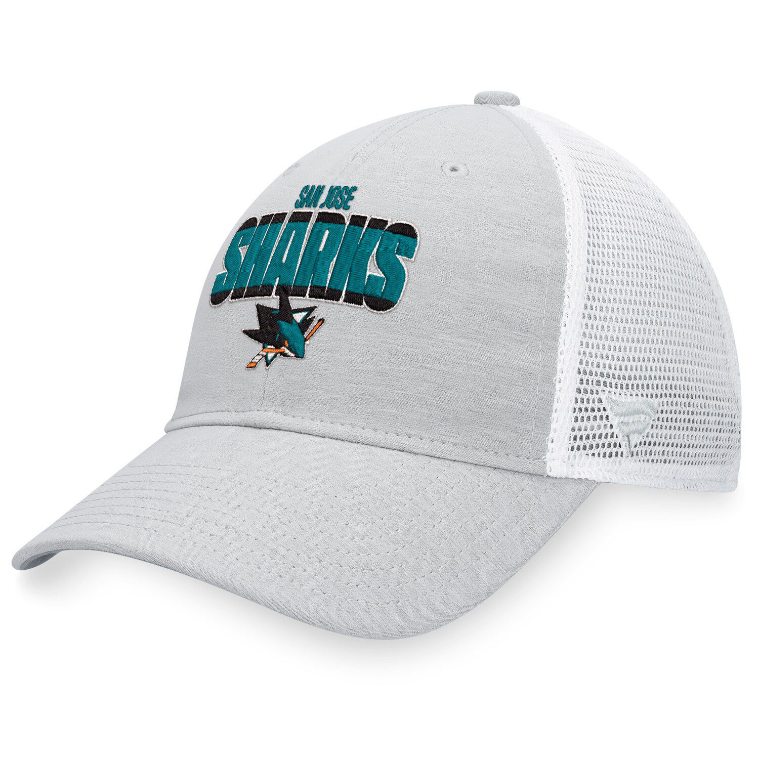 Fanatics Branded Black San Jose Sharks Team Logo Pride Adjustable Hat