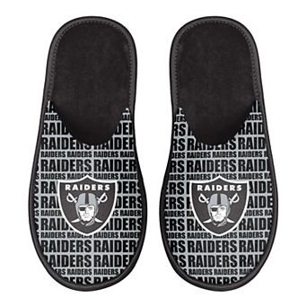 Men's FOCO Las Vegas Raiders Scuff Logo Slide Slippers
