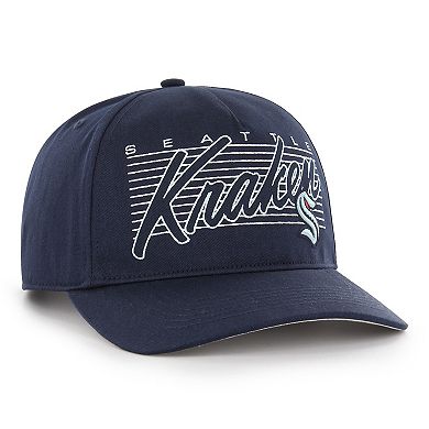 Men's '47 Deep Sea Blue Seattle Kraken Marquee Hitch Snapback Hat