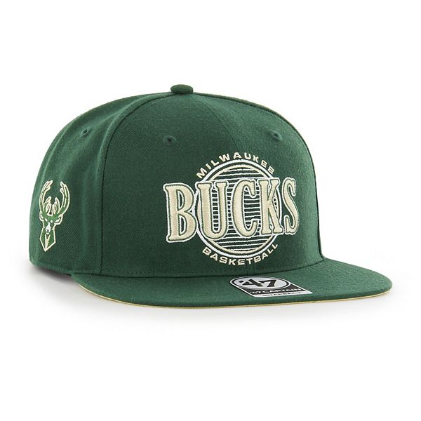 47 Brand High Post Milwaukee Bucks Snapback Hat