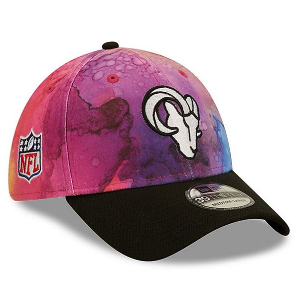 New Era Men's Pink, Black Los Angeles Rams 2022 NFL Crucial Catch 39THIRTY  Flex Hat