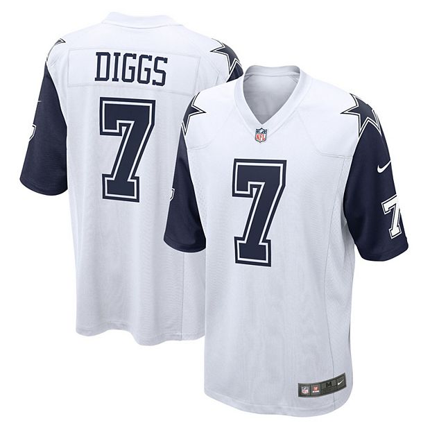 Trevon Diggs Dallas Cowboys Men's Gray Name & Number Logo T-shirt 