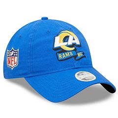 Men's New Era Royal Los Angeles Rams 2022 Sideline 9FIFTY Ink Dye Snapback  Hat