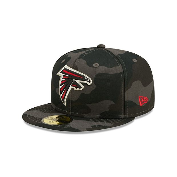 Men's New Era Black Atlanta Falcons Throwback 9FIFTY Adjustable Snapback Hat