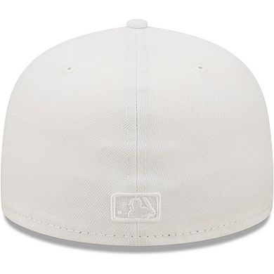 Men's New Era Chicago White Sox White on White 59FIFTY Fitted Hat