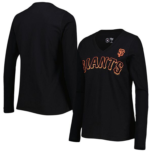 Women's San Francisco Giants G-III 4Her by Carl Banks Black Clear