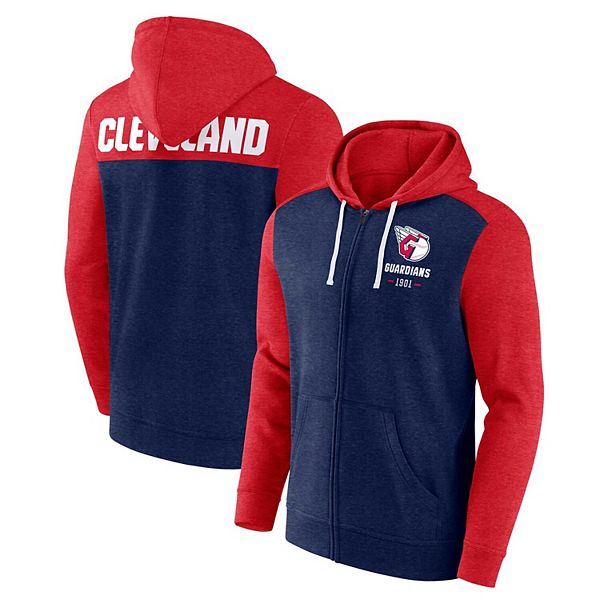 Chicago Cubs Fanatics Branded Blown Away Full-Zip Hoodie - Heathered Red/Heathered  Royal in 2023