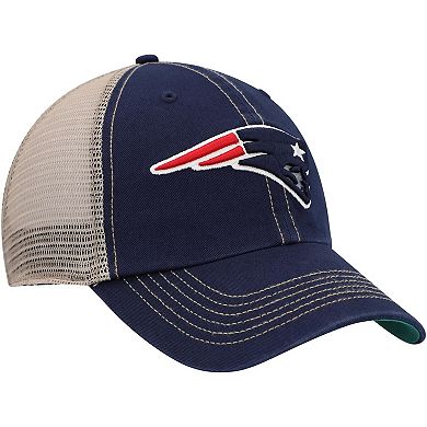 Men's '47 Navy/Natural New England Patriots Trawler Trucker Clean Up Snapback Hat