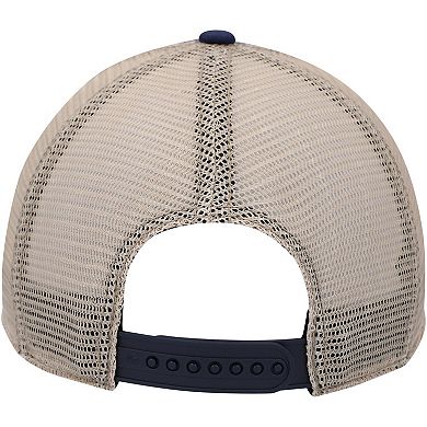 Men's '47 Navy/Natural New England Patriots Trawler Trucker Clean Up Snapback Hat