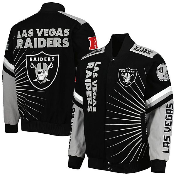 Las Vegas Raiders Embroidered Logo Black Jersey Mens Small New