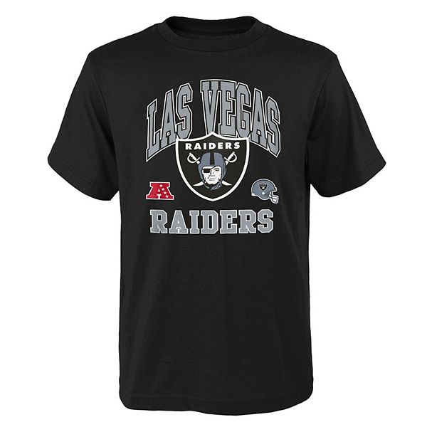 NEW BIG KIDS/ Youth Officially Licensed Las Vegas Raiders Black T-Shirt Sz L