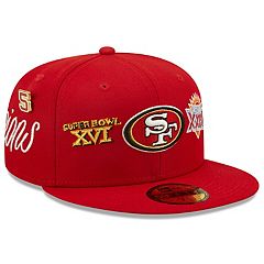 Lids San Francisco 49ers New Era Arch 59FIFTY Fitted Hat - Scarlet