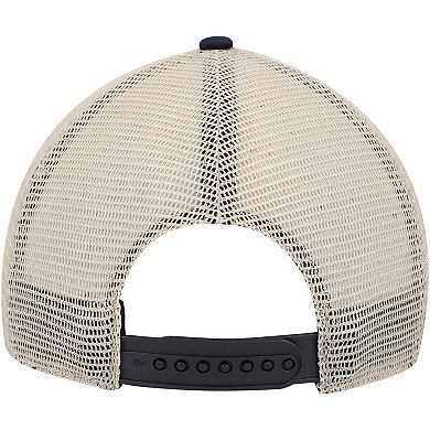 Men's '47 Black/Natural Brooklyn Nets Four Stroke Clean Up Snapback Hat