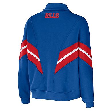 Women's WEAR by Erin Andrews Royal Buffalo Bills Plus Size Yarn Dye ...