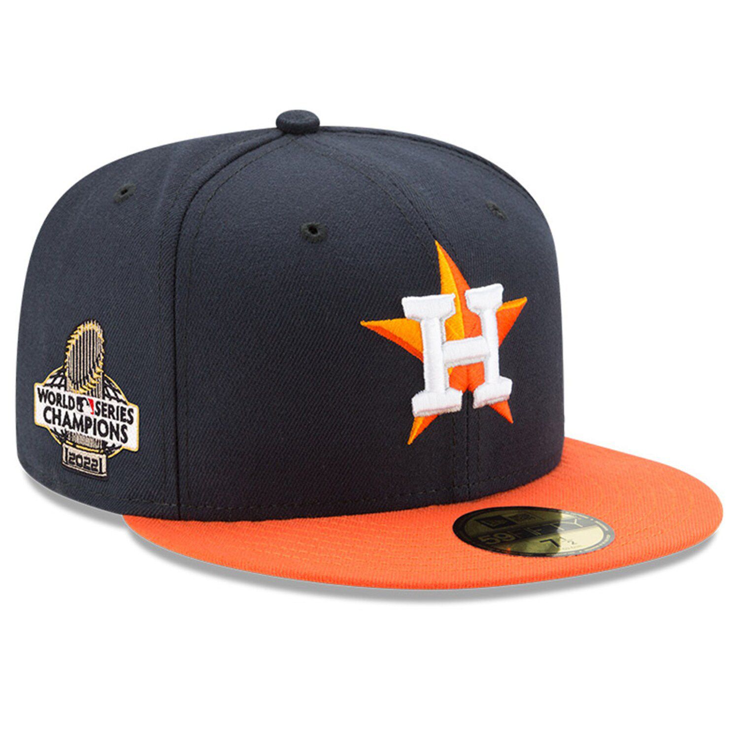 Houston Astros New Era 35th Anniversary Patch 59FIFTY Fitted Hat - Gray/Navy