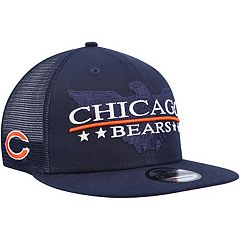 Men's Chicago Bears New Era Navy/Orange 2021 NFL Sideline Sport Official Pom Cuffed Knit Hat