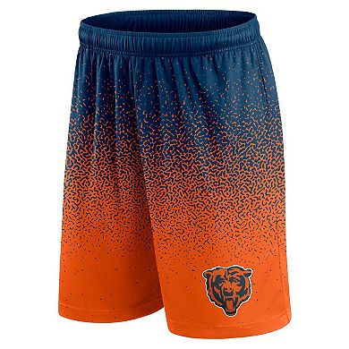Men's Fanatics Branded Navy/Orange Chicago Bears Ombre Shorts