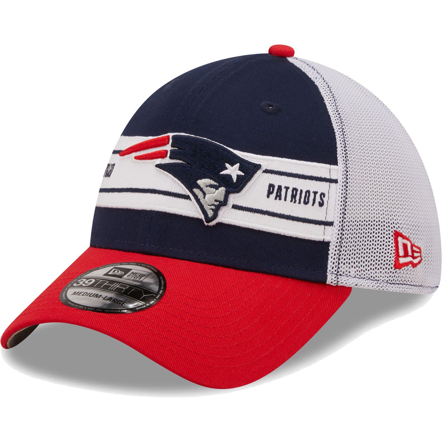 Houston Texans New Era Surge 39THIRTY Flex Hat - Navy/Red