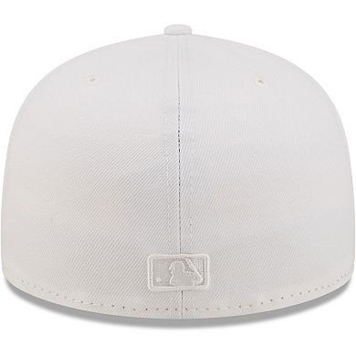 Men's New Era Detroit Tigers White on White 59FIFTY Fitted Hat