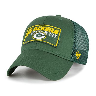 Youth '47 Green Green Bay Packers Levee MVP Trucker Adjustable Hat