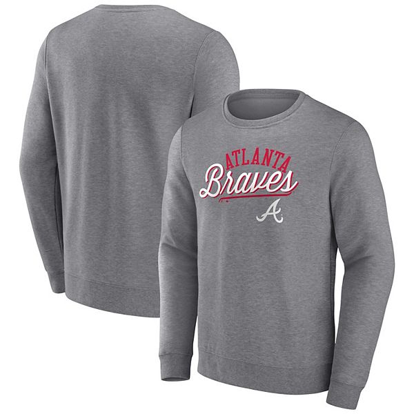 Lids Atlanta Braves Fanatics Branded Heart & Soul T-Shirt - Heather Gray