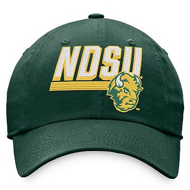 Men's Top of the World Green NDSU Bison Slice Adjustable Hat