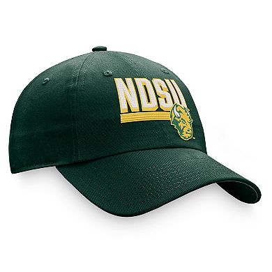 Men's Top of the World Green NDSU Bison Slice Adjustable Hat