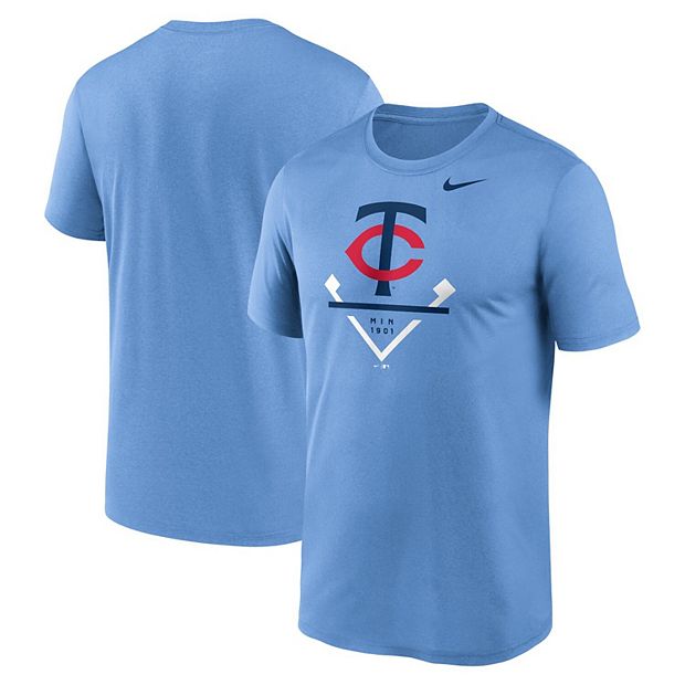 Men's Nike Light Blue Minnesota Twins 2023 Diamond Icon Legend Performance  T-Shirt