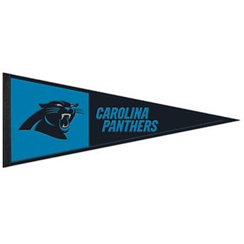 "WinCraft Carolina Panthers 13"" x 32"" Wool Primary Logo Pennant"
