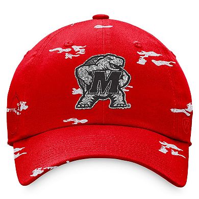 Women's Top of the World Red Maryland Terrapins OHT Military Appreciation Betty Adjustable Hat
