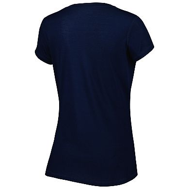 Women's Concepts Sport Navy/Red Atlanta Braves Badge T-Shirt & Pajama Pants Sleep Set