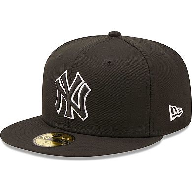 Men's New Era New York Yankees  Black on Black Dub 59FIFTY Fitted Hat