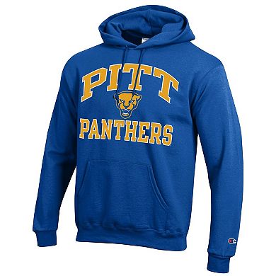 Men's Champion Royal Pitt Panthers High Motor Pullover Hoodie