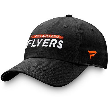 Men's Fanatics Branded Black Philadelphia Flyers Authentic Pro Rink Adjustable Hat