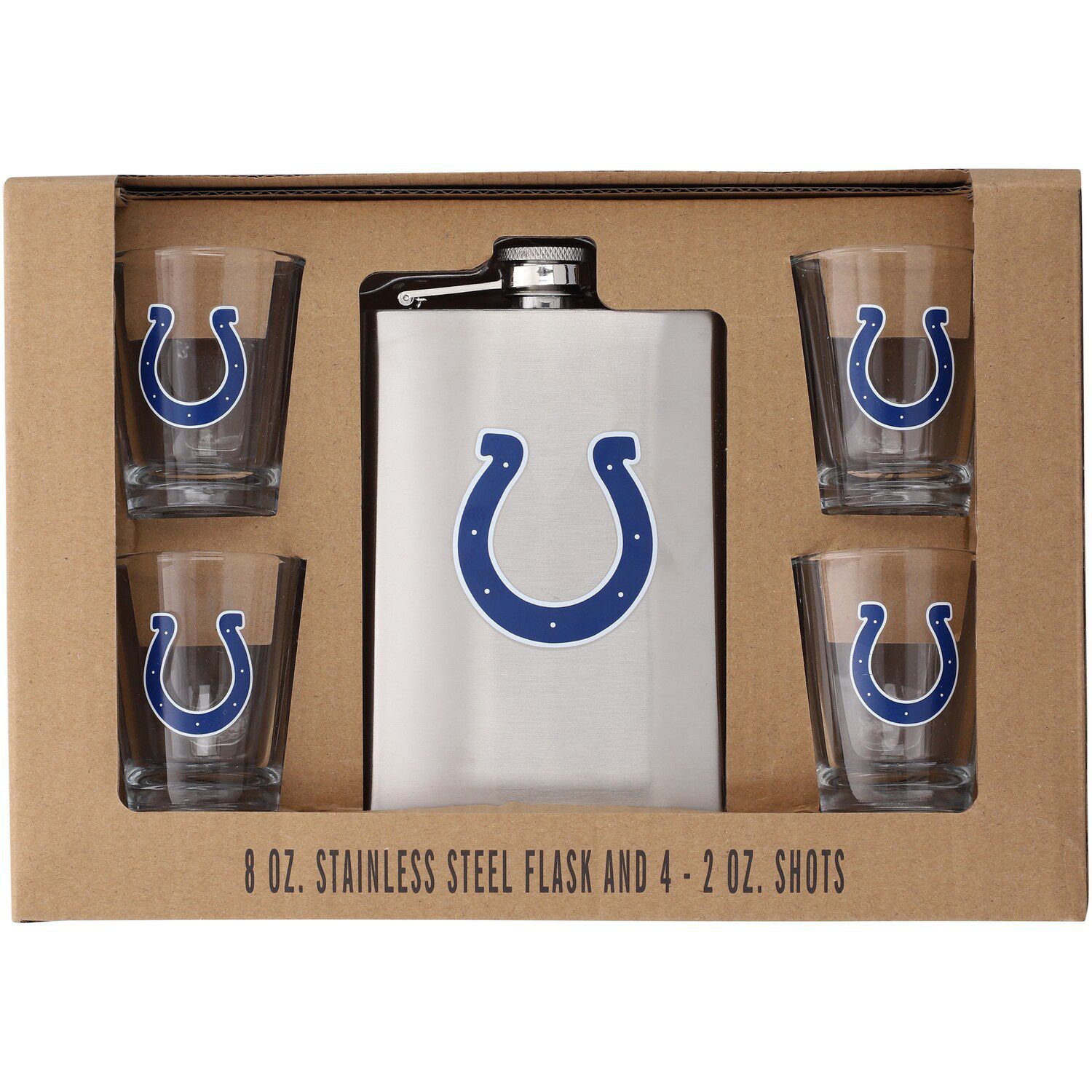 Custom Indianapolis Colts Stainless Steel Tumbler Mascot Gift For