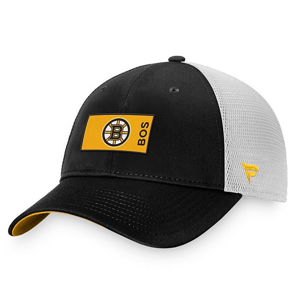 Men's Fanatics Branded Black Boston Bruins Authentic Pro Rink Trucker ...