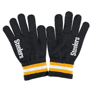 WEAR by Erin Andrews Pittsburgh Steelers Scarf and Glove Set
