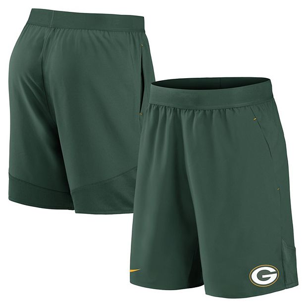 Men's Nike Green Green Bay Packers Stretch Woven Shorts