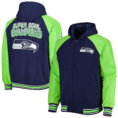 NFL shops Sports Team Seattle Sea Hawks Super Bowl Champions Jacket Size Extra Large