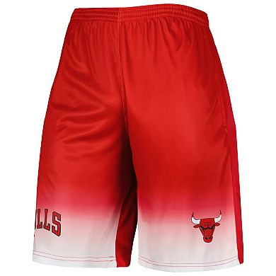 Men's Fanatics Branded Red Chicago Bulls Fadeaway Shorts
