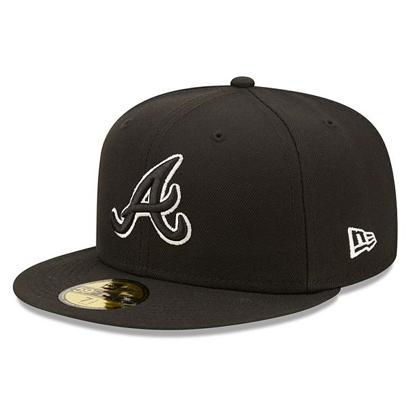 Men's New Era Los Angeles Dodgers Black on DUB 59FIFTY Fitted Hat