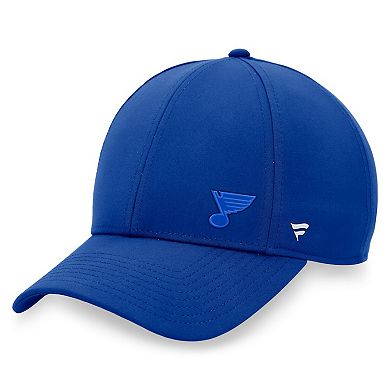 Women's Fanatics Branded Royal St. Louis Blues Authentic Pro Road Structured Adjustable Hat