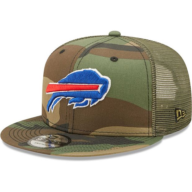 Men's New Era Camo/Olive Buffalo Bills Trucker 9FIFTY Snapback Hat