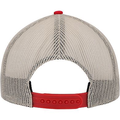 Men's '47 Red/Natural Washington Nationals Rawhide Trucker Snapback Hat